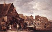 TENIERS, David the Younger Village Feast dtg USA oil painting artist